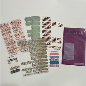 Jamberry Vibrant Half Sheet Nail Wrap Collection